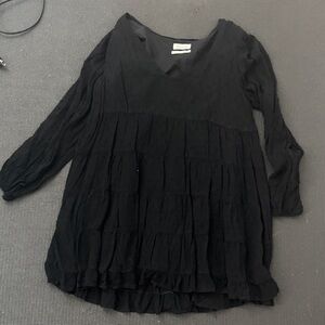 Urban Outfitters Black Tunic Dress